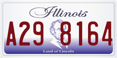 IL license plate A298164