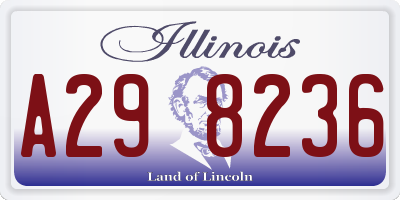 IL license plate A298236