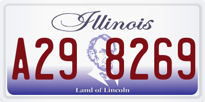 IL license plate A298269