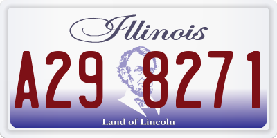 IL license plate A298271