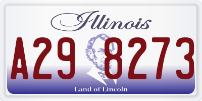 IL license plate A298273