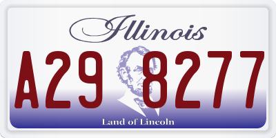 IL license plate A298277