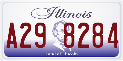 IL license plate A298284