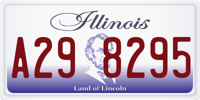 IL license plate A298295
