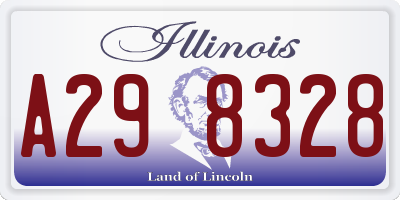 IL license plate A298328