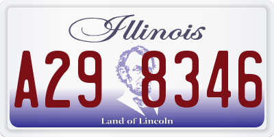 IL license plate A298346