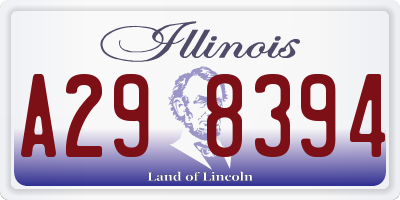 IL license plate A298394