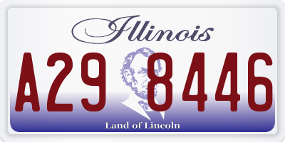 IL license plate A298446