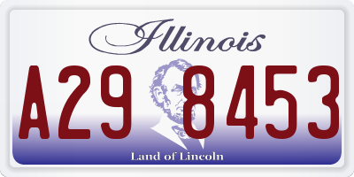IL license plate A298453
