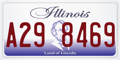 IL license plate A298469