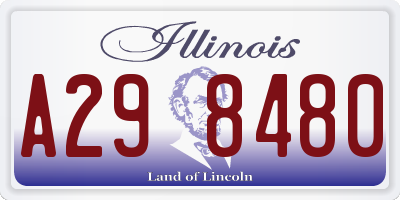 IL license plate A298480