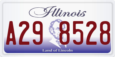 IL license plate A298528