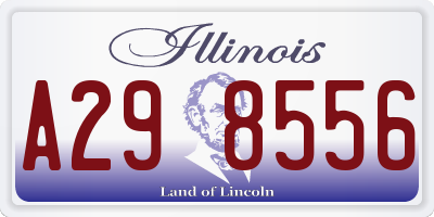 IL license plate A298556