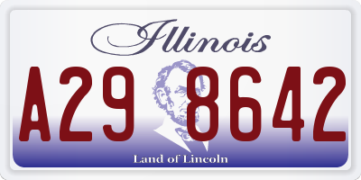 IL license plate A298642
