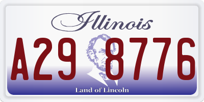 IL license plate A298776