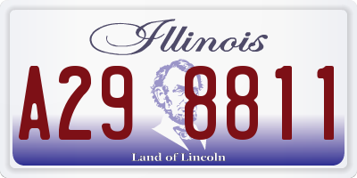 IL license plate A298811