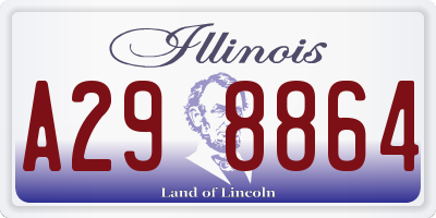 IL license plate A298864
