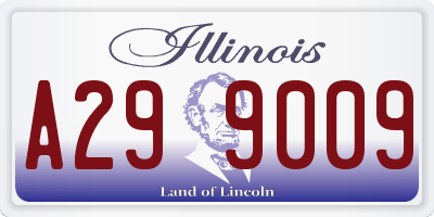 IL license plate A299009
