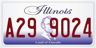 IL license plate A299024