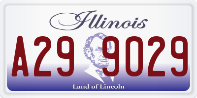 IL license plate A299029