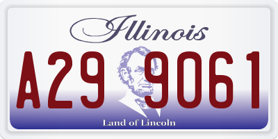 IL license plate A299061