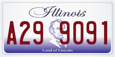 IL license plate A299091