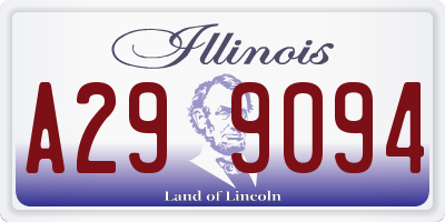 IL license plate A299094