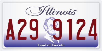 IL license plate A299124