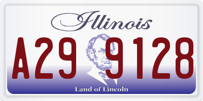 IL license plate A299128