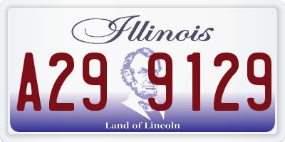 IL license plate A299129