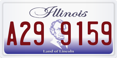 IL license plate A299159