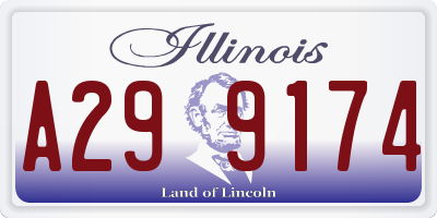 IL license plate A299174