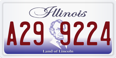 IL license plate A299224