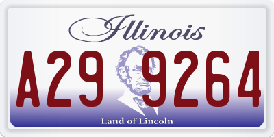 IL license plate A299264
