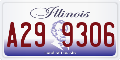 IL license plate A299306