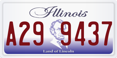 IL license plate A299437
