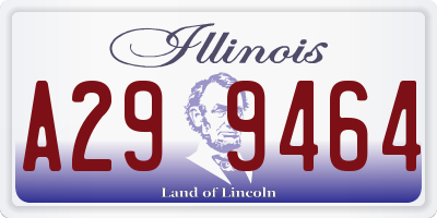 IL license plate A299464