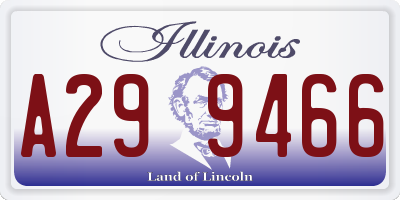IL license plate A299466