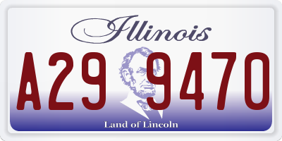 IL license plate A299470