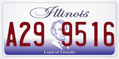 IL license plate A299516