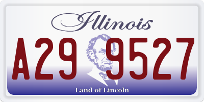 IL license plate A299527