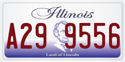 IL license plate A299556