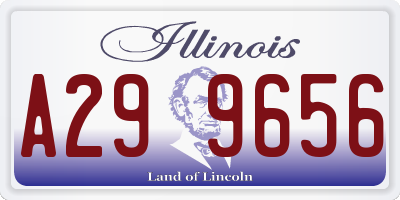 IL license plate A299656