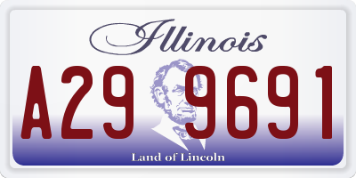 IL license plate A299691