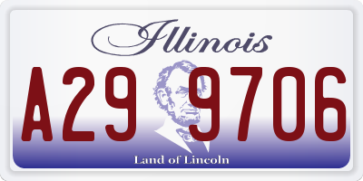 IL license plate A299706