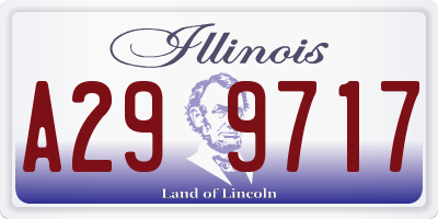 IL license plate A299717