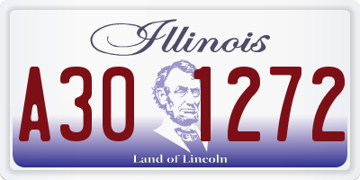 IL license plate A301272