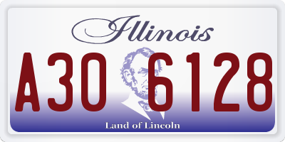 IL license plate A306128