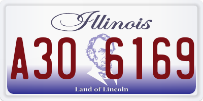 IL license plate A306169