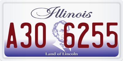IL license plate A306255